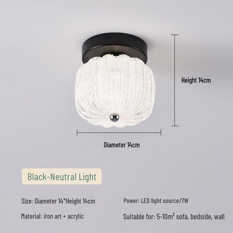 

Современный скандинавский кремовый потолочный светильник для прихожей, коридора и балкона (2025)