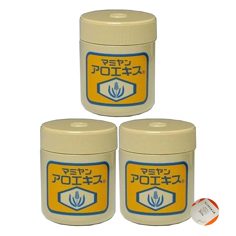 

[Amazon limited set] Mamiyan aloe extract | ointment cream gel vaseline baby hair scalp whole body Moisturizing face hand body skin care (48g × 3
