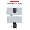 Magnetischer Sonnenbrillenhalter für das Auto mit Sonnenblenden-Brillenclip Brillenaufhänger Tragbarer Ticketkartenclip Blendschutz-Sonnenblendenplatte