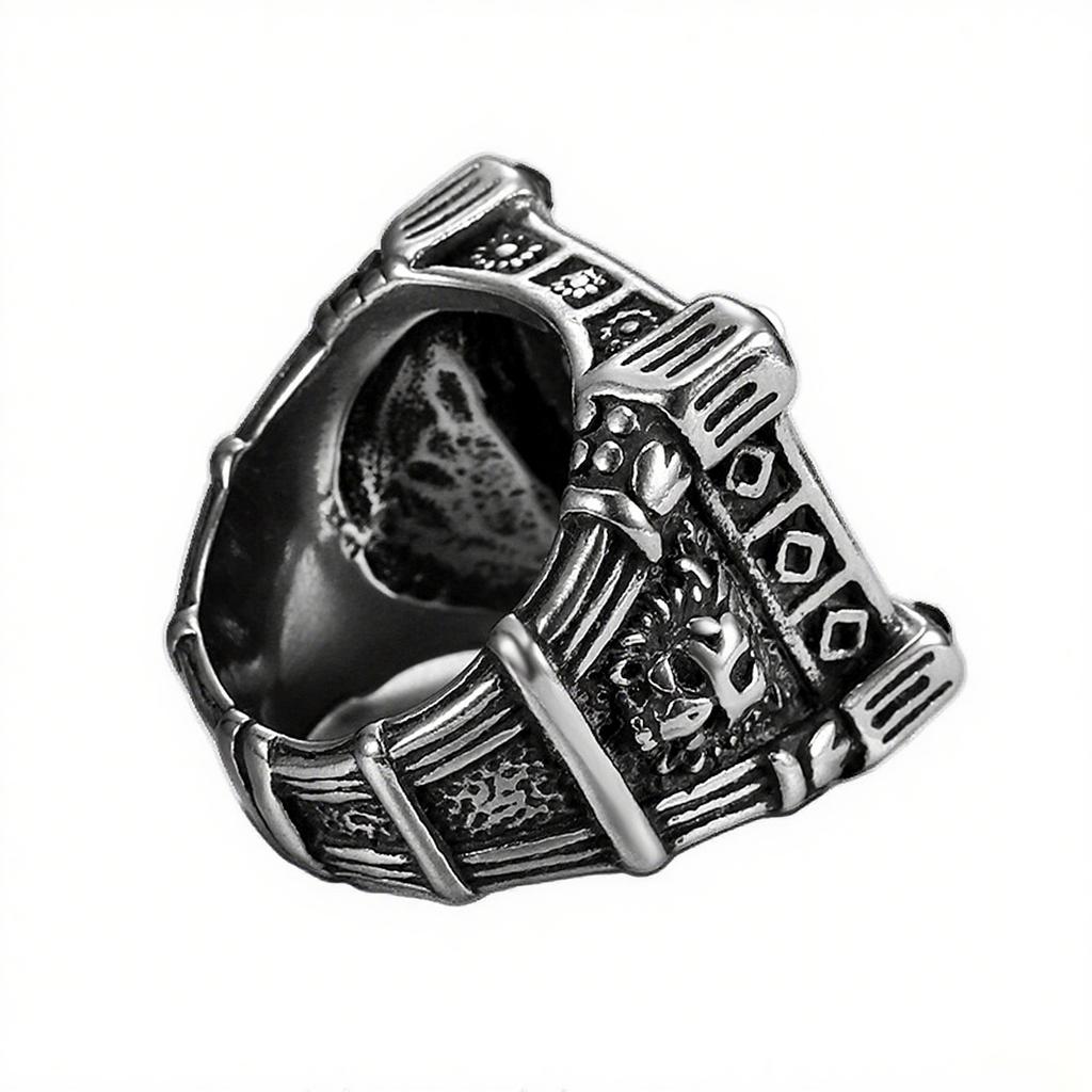 Personalized Men'S Punk Skull Jewelry Gothic Rock Ring