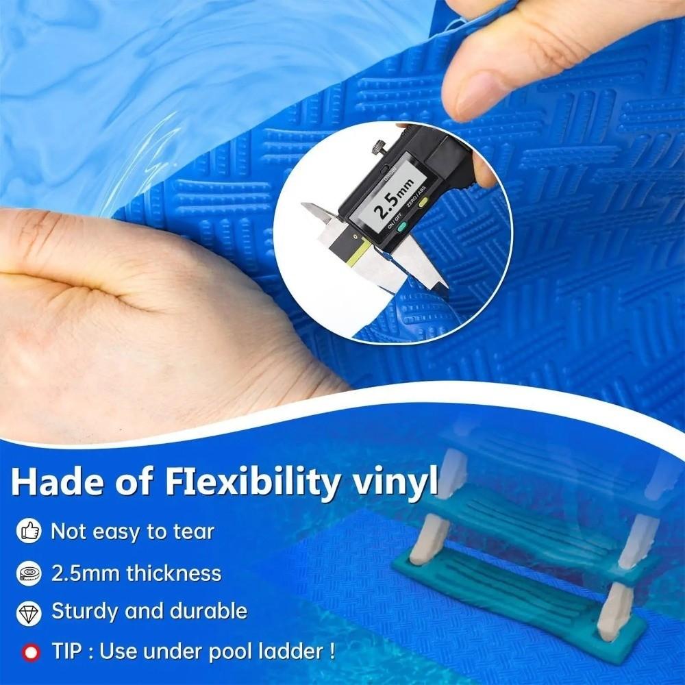 Wasserabweisende rutschfeste Poolmatte Langlebige Konstruktion Bootsdeckmatte Schwimmbad
