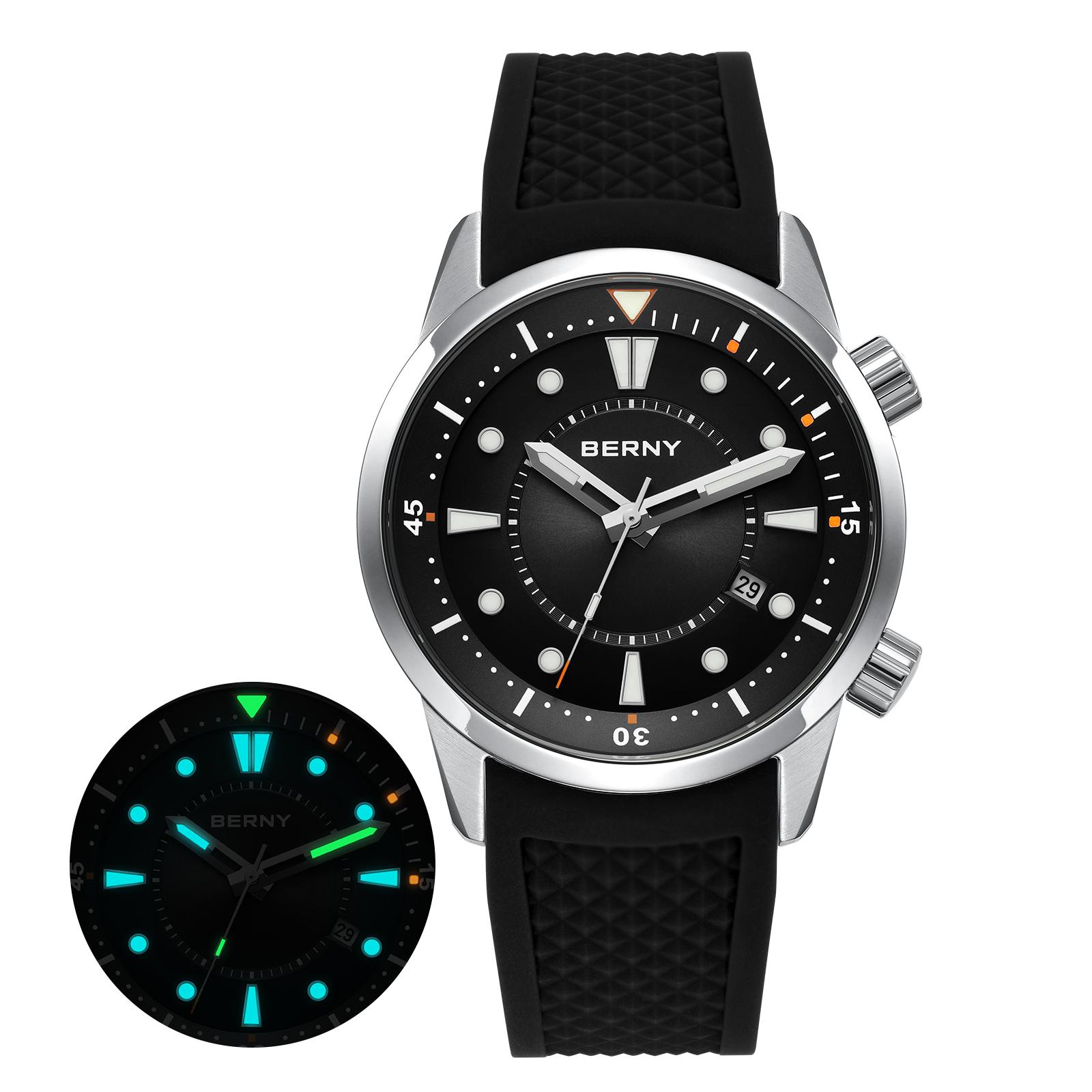 BERNY Automatic Diver Men Watch 200M