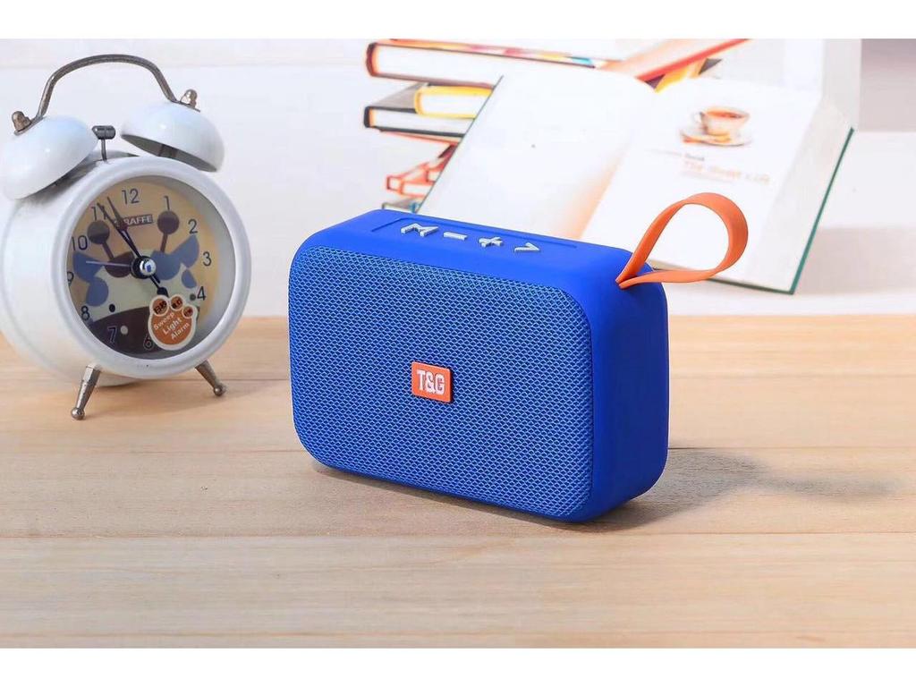 TG506 Portable Bluetooth Speaker with Heavy Bass, Subwoofer, Card Slot, USB Flash Drive, Radio, and Outdoor Charging Capability.