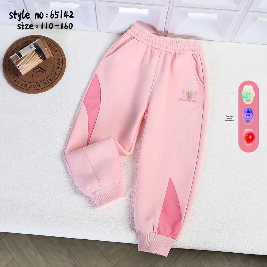 Kinder Herbst Cartoon Leuchtende Colorblock Sporthose