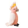 Plushie for Bedroom Decor Cute Parrot Plush Toy, Soft Stuffed Animal Kids, Pink Realistic Bird Doll with Fluffy Fabric And Home Decoration Toy