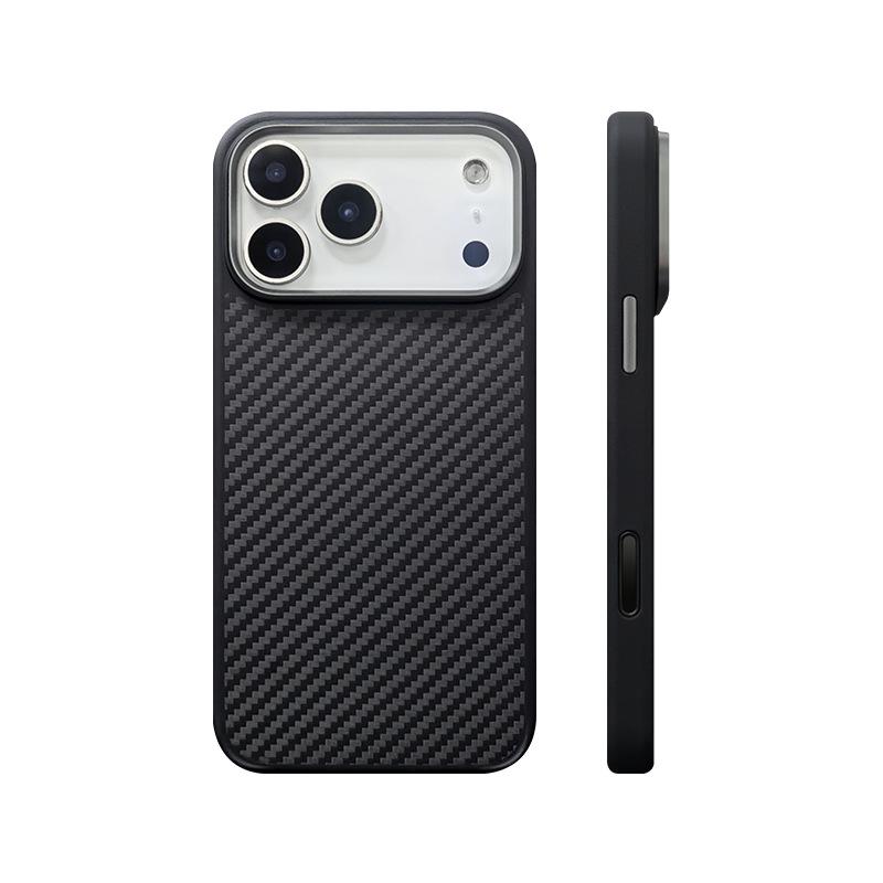 iPhone 17 Pro Max Kevlar Carbon Fiber + TPU Magnetic Shockproof Case Apple Series