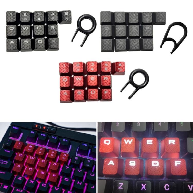 Set di 13 Tasti Antiscivolo per K70 RGBK70 K95 K90 K65 Migliora la Presa e il Comfort per Lunghe Ore di Digitazione o Gioco