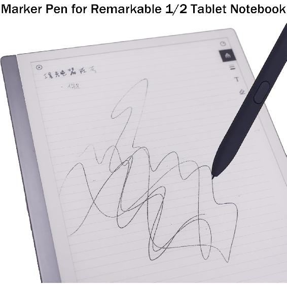 Black Pen for Remarkable 1/2 Tablet Notebook, Stylus Pen Replacement,No Charging Needed,No Setup,No Built in Eraser Enhance Your Digital Experience