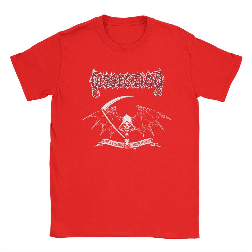 Herr T-shirts Dissection Nodveidt Anti Cosmic Metal Death Vintage 100% Bomulls T-shirts Kortärmad T-shirt Toppar Presentidé