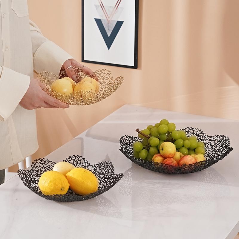 Moderner kreativer Wohnzimmer-Couchtisch Haushalt Net Red Snackbecken Aufbewahrung Obstplatte