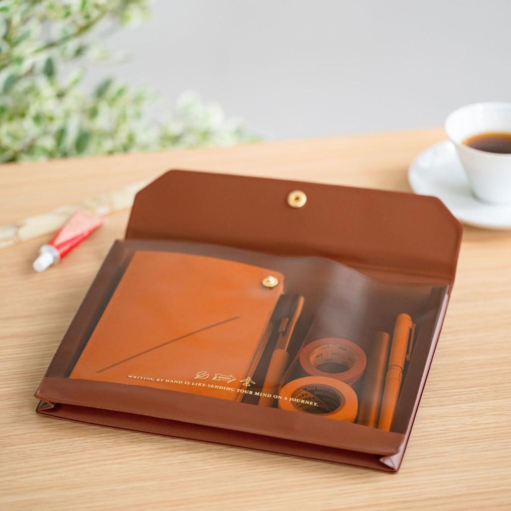 Hobonichi Techo Aileron Document Case Planner Accessory (Brown) -