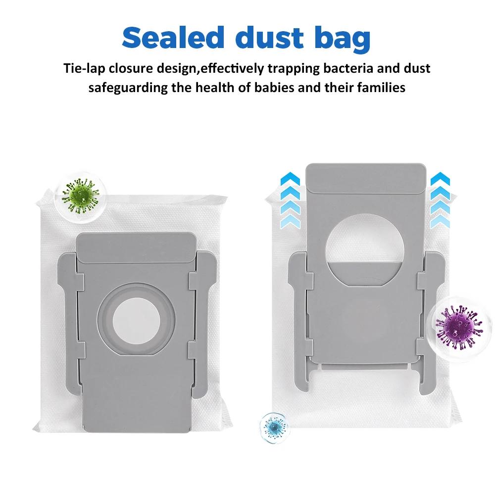 For iRobot Roomba S9(9150) S9+ S9 Plus(9550) Series Vacuum Cleaner Rubber Roller Brushes HEPA Filter Vacuum Bags Main Side Brush