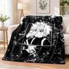 Hunter X Hunter Flannel Throw Blanket Soft Warm Cozy For Sofa Bed Indoor Home Bedroom Use