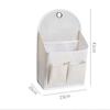 Wall Mounted Storage Bag For Family Closet Bedroom Study Kitchen Books CD Magazine Cotton Wall Hanging Organizer Bag