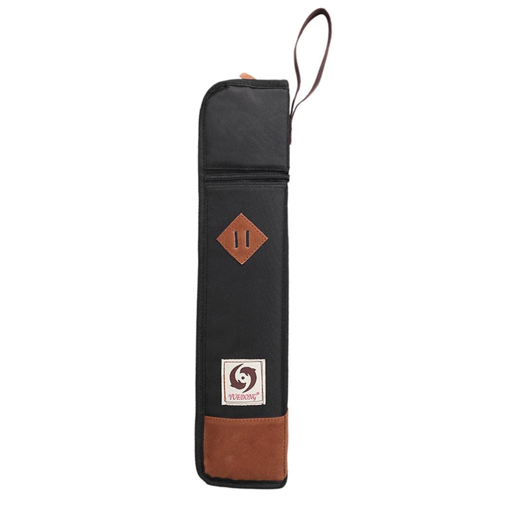 Durable Cotton Padded Drumstick Bag Drum Stick Holder Soft Carrying Case for Sticks Mallets Large Capacity Musical Accessory
