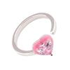 Elegant Square/Star/Heart/Oval Adjustable Ring Cubic Zirconia Embellished Copper Jewelry Trendy Stackable Accessory