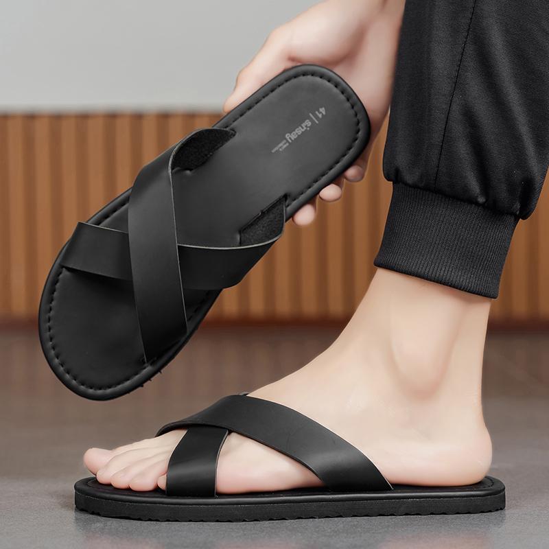 Outdoor Men Slippers Fashi Slip N-slip Man Beach Shoes Breathable Indoor Home Slippers Lightweight Casual Shoes