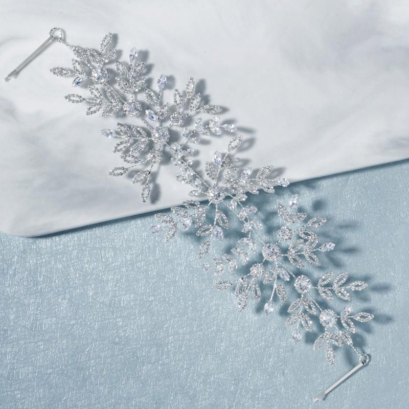 Bride Headwear High-end Luxury Heavy Handmade Crystal Hair Band Wedding Dress Banquet Accessories