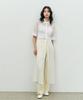 Make A Toast Double-Pleated Curve Pants Light Yellow Mbespa002Ly