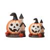 Halloween Miniature Pumpkin Figurines Resins Pumpkin Ornament Fairys Halloween Garden Adornment Miniature Landscape