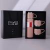 Xiaoyueya 304 Stainless Steel Insulated Bottle with 3 Lids Gift Set