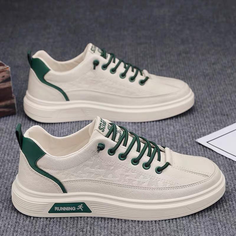 Fashion Men Casual Shoes White Platform Sneakers Outdoor Breathable Sport Shoes Lightweight Running Shoes Mens Tennis Shoes