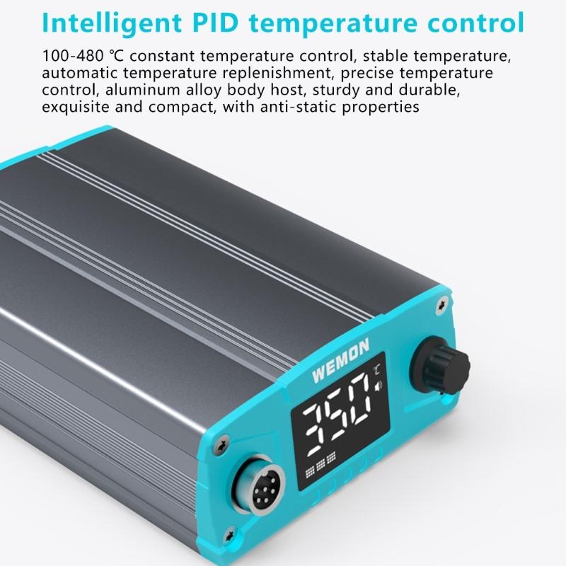 Intelligent Temperature Control T12 Soldering Iron Station with Digital Screen and Multiple Tip Compatibility