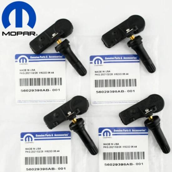 4pcs  Tire Pressure Sensor TPMS OEM 56029398AB Dodge Chrysler Jeep RAM