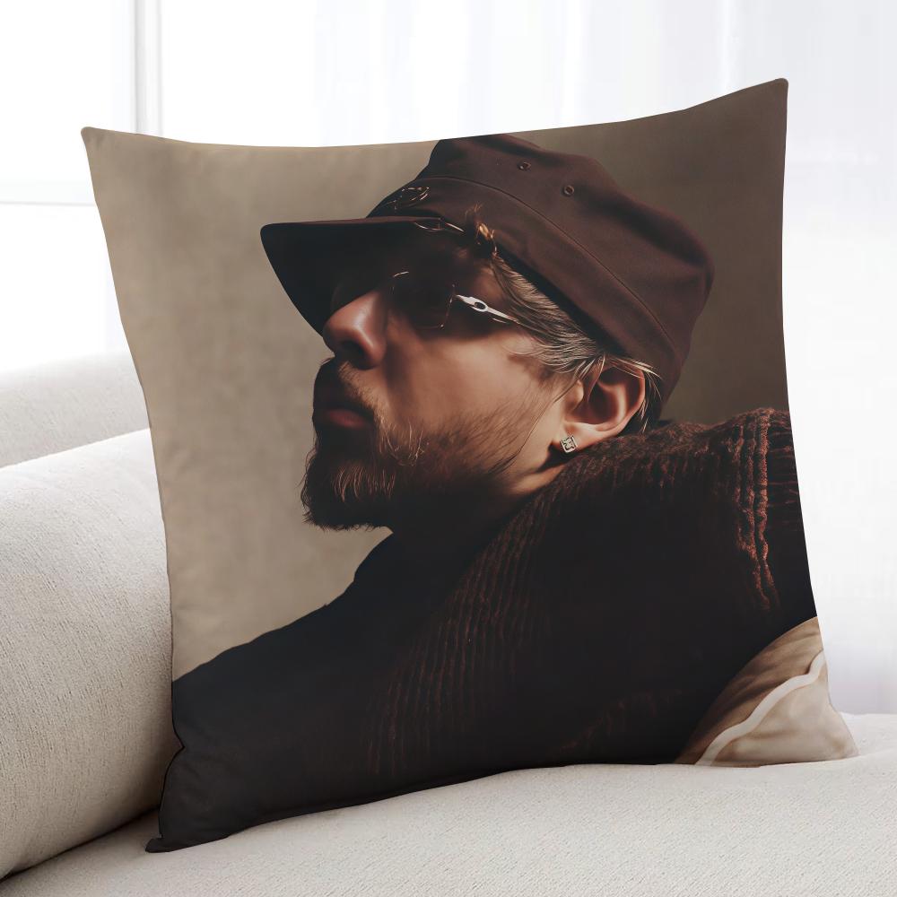 Rapper JJack Harlow Monica Cushion Cover Home Bedding Sofa Living Room Pillowcase Simple Soft Skin Cushion Cover Party Gift