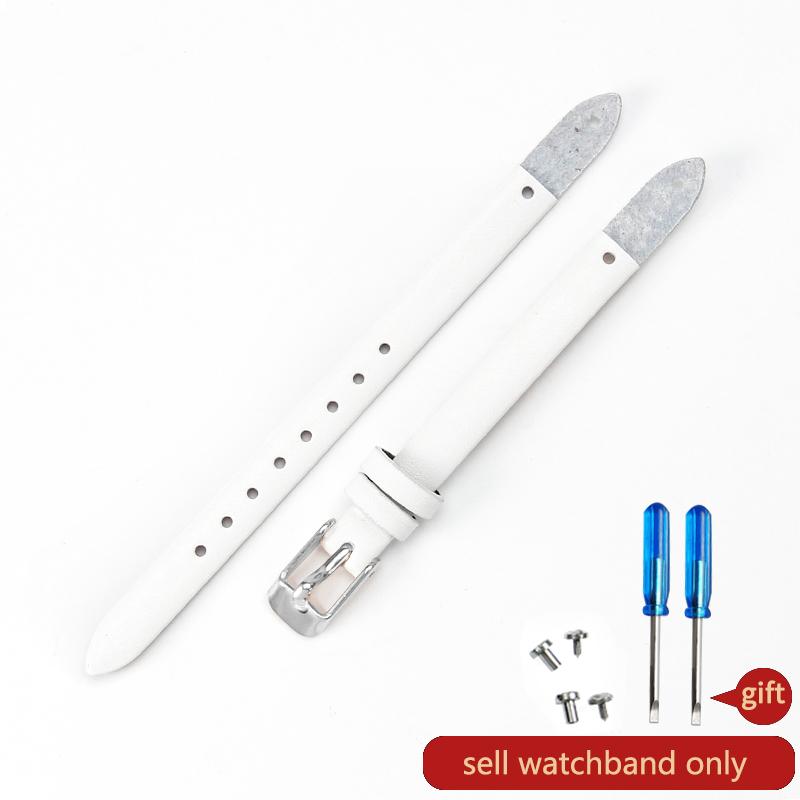 Genuine Leather Bracelet Strap Women Fashion Watchband 8mm Wristband for Fossil ES4340 4119 4000 3745 3861 4026 3862 Watch Band