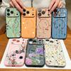 Line Rose Butterfly Floral Pattern Case For iPhone 17 Pro Max Magnetic For Magsafe Hybrid Slim Matte Cover For iPhone 16 15 14 13 Pro Max