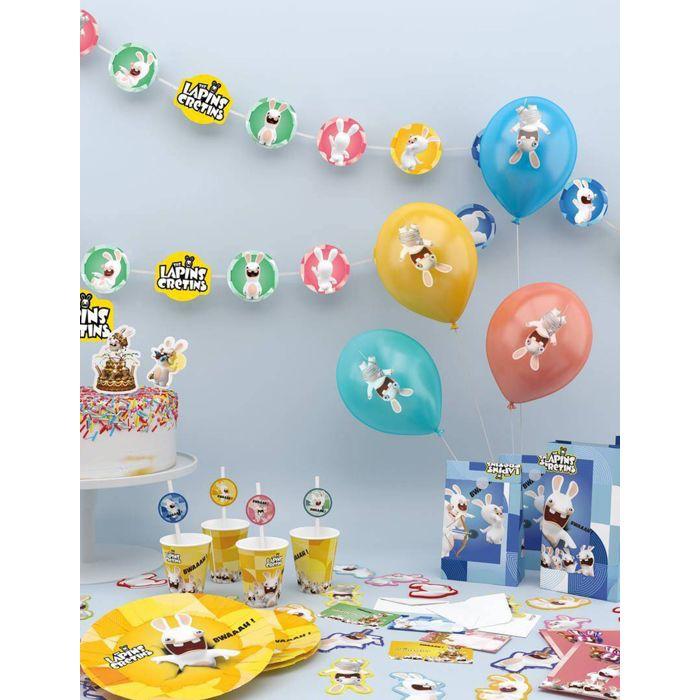 Tatouage - PTIT CLOWN - Lapins Crétins - Humoristique - 14,8 x 21 cm - Temporaires