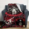 1pc dragon guitarThemed Blanket Soft Flannel All Season Cozy Throw with Bold Graphic Print, Travel, or Holiday Gift for Family & Friends