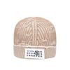 Maison Margiela Mm6 Logo Patch Ribbed Beanie S52tb0011 M13214