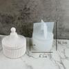 Silicone Mold for DIY Handmade Plaster Form Aroma Candle Cup Molds Mongolia Cup Gypsum Cement Storage Jewelry Box Mould Supplies