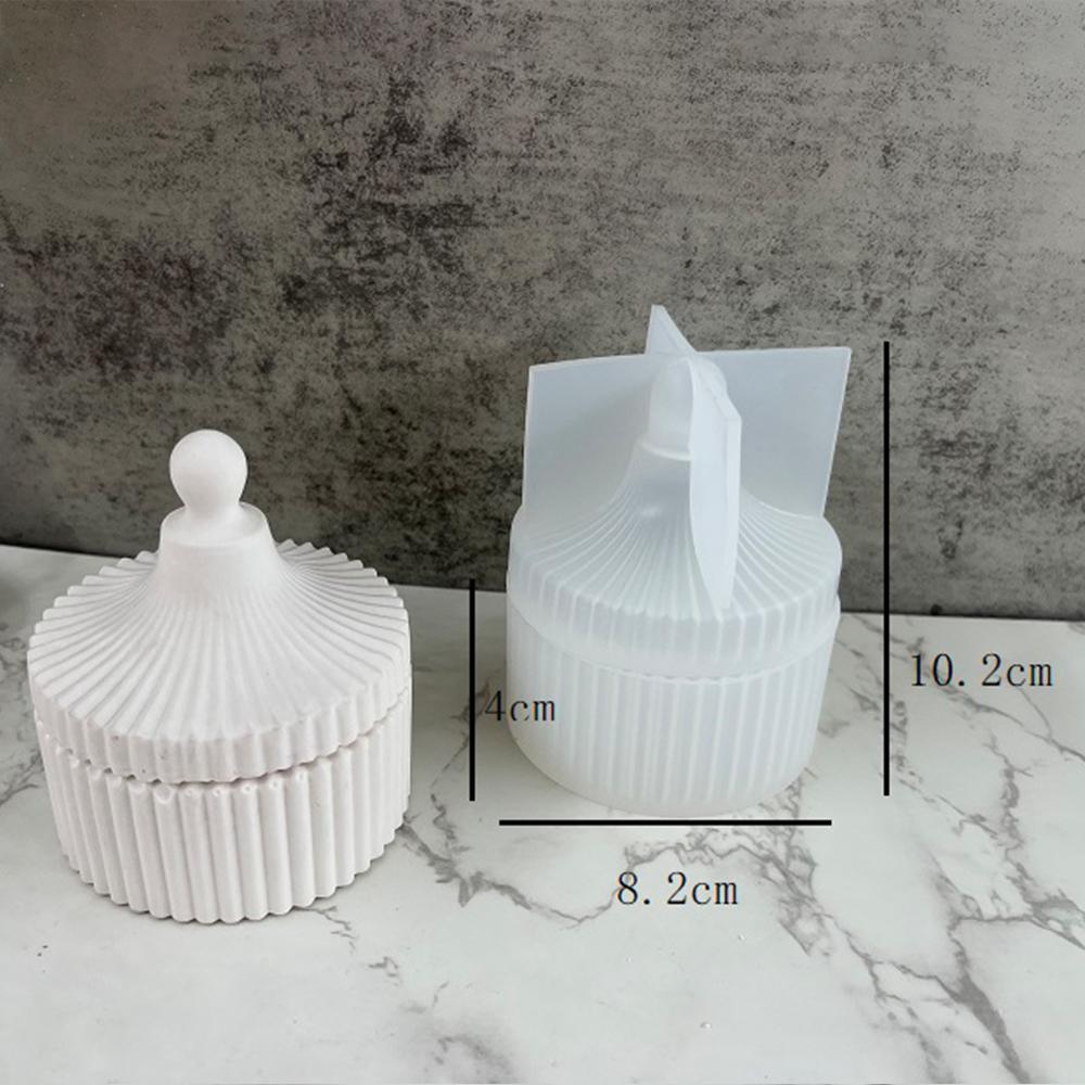 Silicone Mold for DIY Handmade Plaster Form Aroma Candle Cup Molds Mongolia Cup Gypsum Cement Storage Jewelry Box Mould Supplies