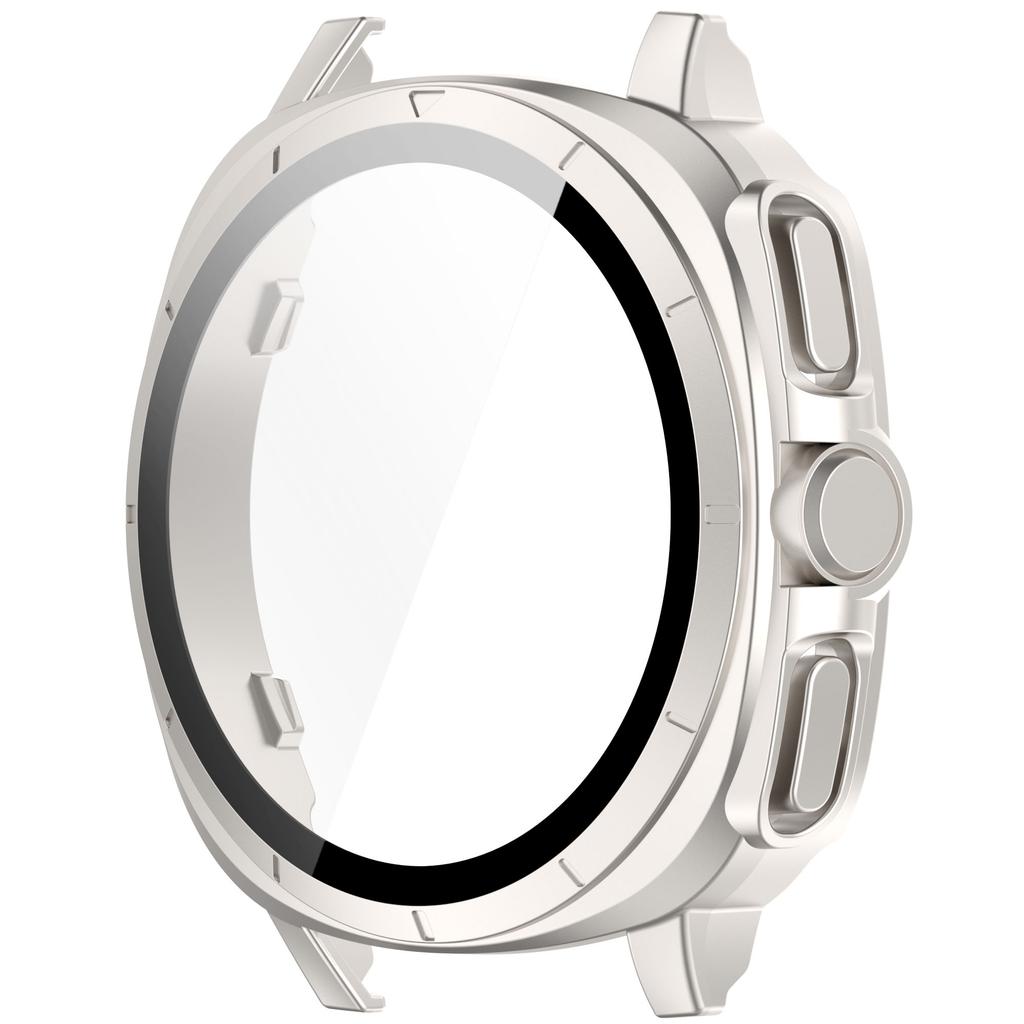 Glass+Case for Samsung Galaxy Watch 7 44/40mm Turning into Ultra 47mm Upgrade All-Around Protective Protector Cover Bumper