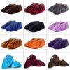 5 Pair Reusable Velvet Fabric Shoe Covers Non-slip Adult Washable Keep Floor Carpet Cleaning Indoor Outdoor Shoe Protector Cover