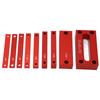 9PCS Height Gauge Blocks Aluminum Alloy Woodworking Setup Bars for Milling Machine Table Saw