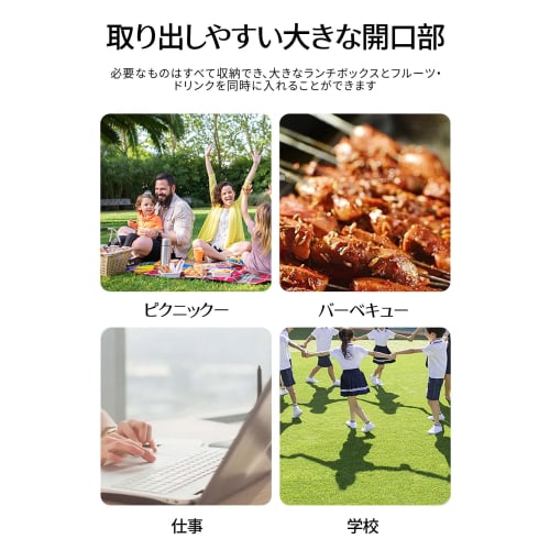 Large Capacity Insulated Lunch Bag, Thick Insulated Lunch Tote Bag, Perfect for Commuting, School, Picnics, Work, Office, and Travel, Unisex (Navy Blu