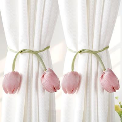 Ornament Fashion Tulip Curtain Straps Adjustable Beautifully Curtains Tie Rope Elegant Curtain Tieback Bedroom