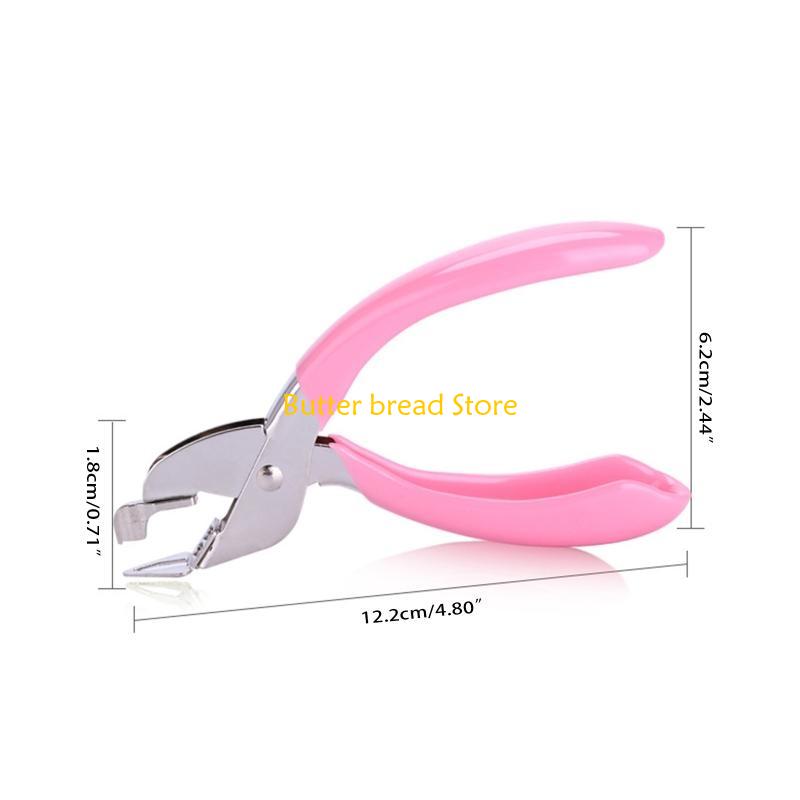 W89C Safety Handheld Staple Remover No Paper Damage School Stationary for Women Men