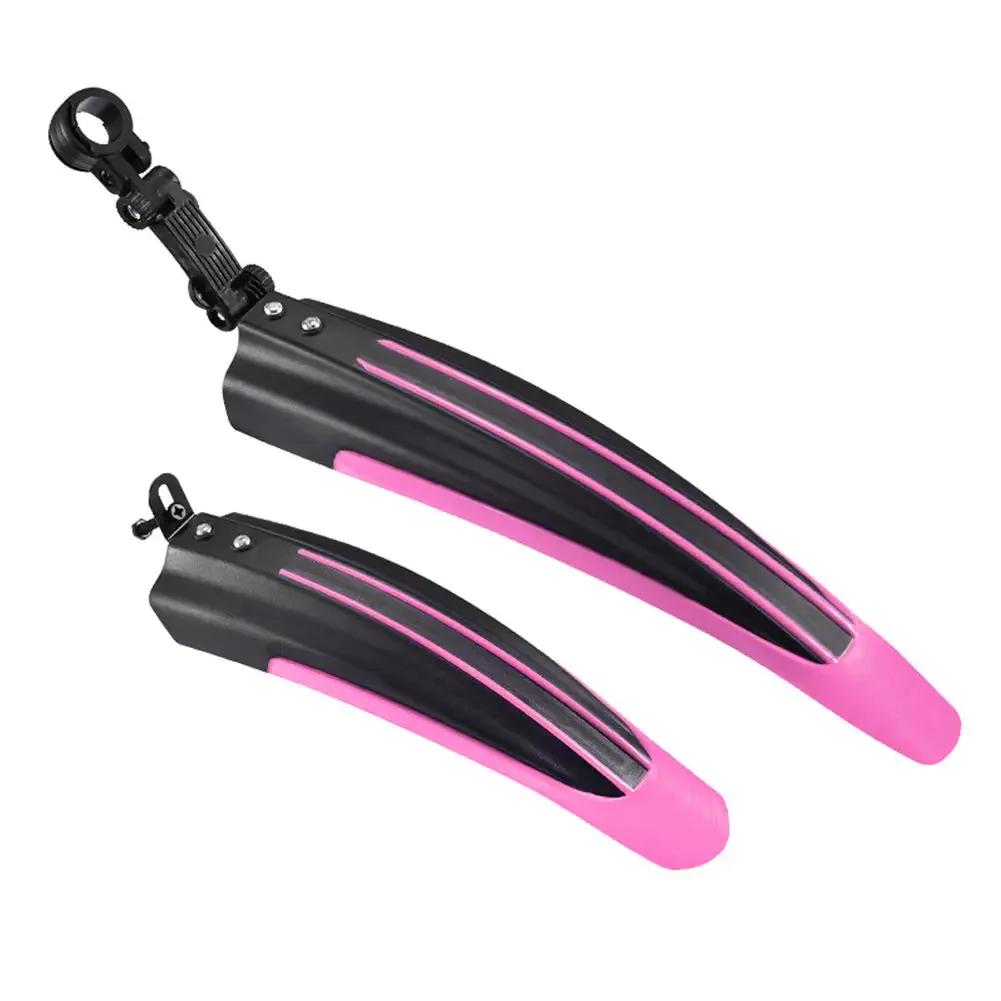 2pcs Bicycle Fenders Splash Fender Guard Set Mountain Bike Rear Front Mudguard Cycling Riding Accessories for 20/22/24/26 Inch