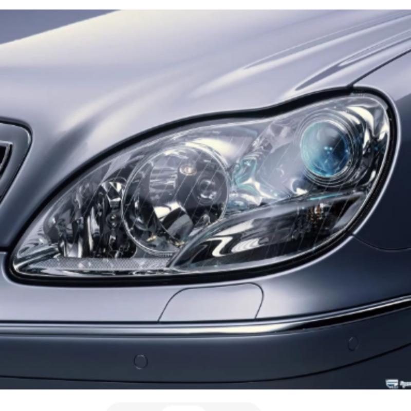 Headlight Cover for 2004-2005 Mercedes W220 S-Class: Fits S600, S500, S350