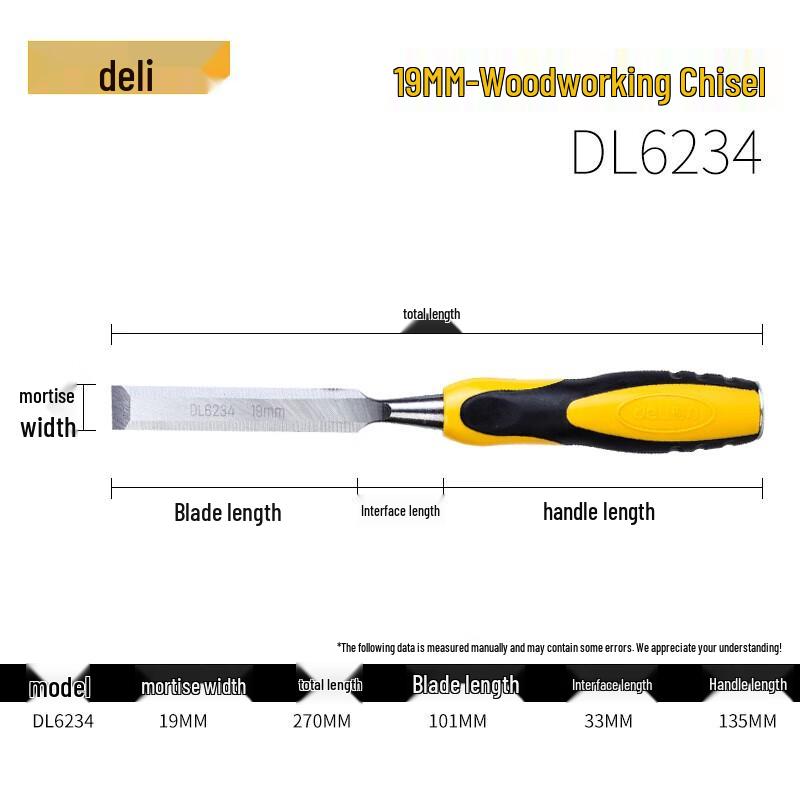 Deli Woodworking Chisel Set