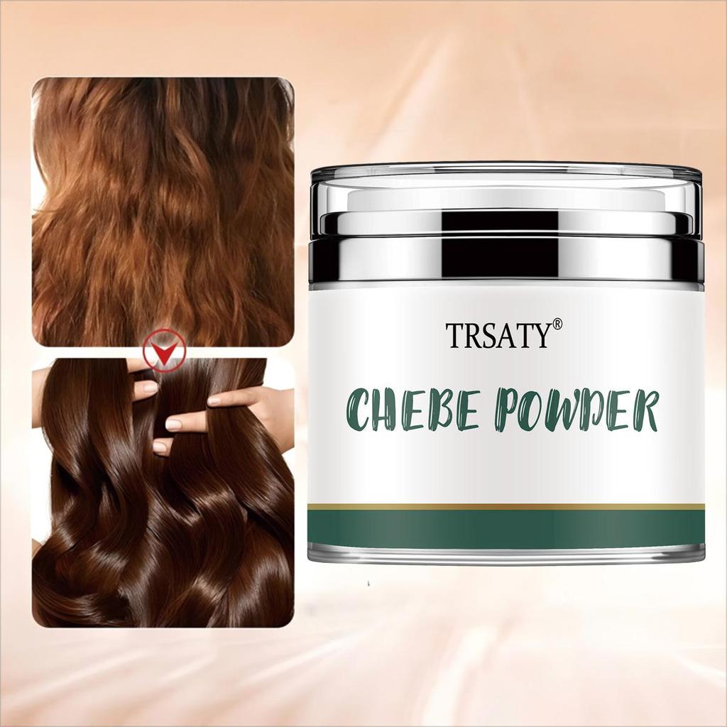 Smooths and nourishes hair, making it look shinier and reducing frizz