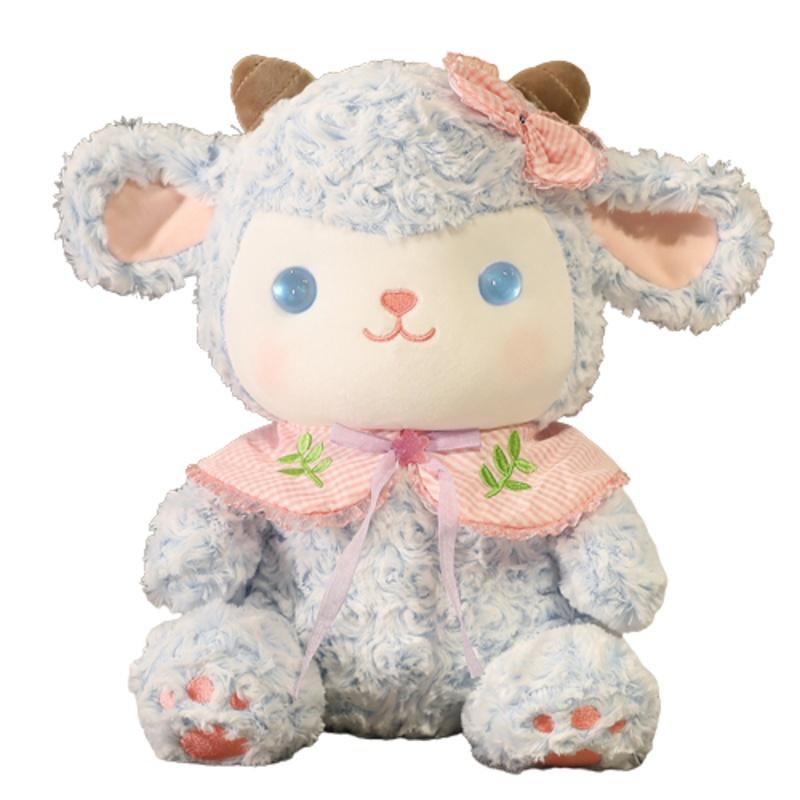 

Adorable Plush Sheep Doll Toy For Kids 25cm/9.84in синій