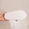 Home Slippers, Comfortable and Warm Open Toed Soft Plush Shoes, Solid Color Indoor Floor Slippers