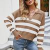 Women's Fashion Waist Collection Sleeve Knitting Women's  Knitted Sweater
