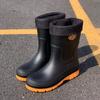Wholesale Factory Men Anti-slip Waterproof Fashion Rain Shoes Rain Boots